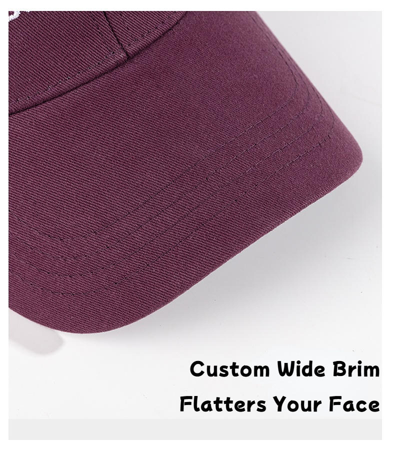 Customizable Large-Head Fit Baseball Cap - Deep Crown Collection