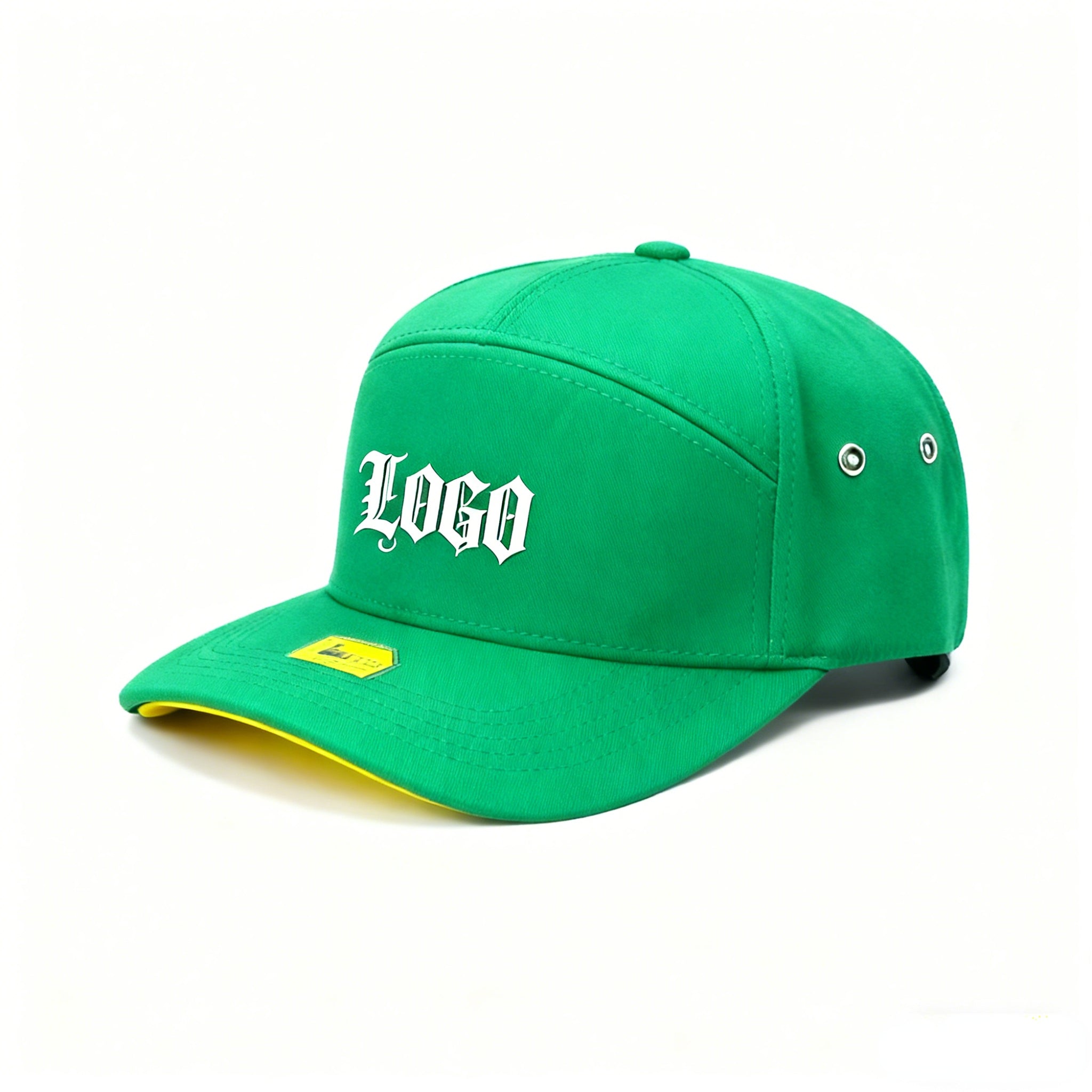 Customizable Vintage Contrast Brim Baseball Cap 5 Color Collection