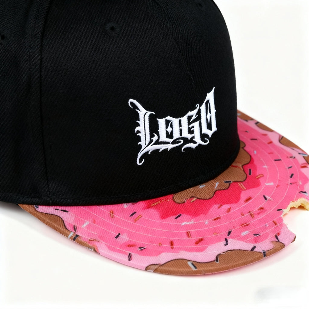 Customizable Notch Donut Hip-Hop Cap