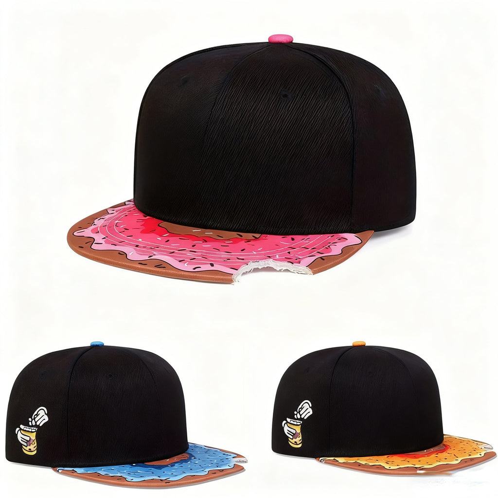 Customizable Notch Donut Hip-Hop Cap
