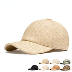 Customizable Summer Straw Baseball Cap