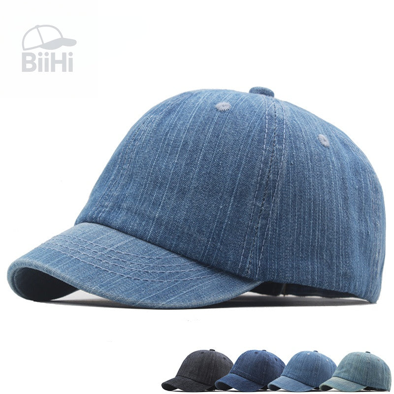 Customizable Classic Dark Wash Denim Baseball Cap
