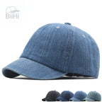 Customizable Classic Dark Wash Denim Baseball Cap
