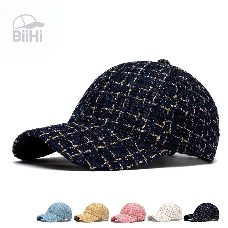 Customizable Classic Tweed Flat Cap for Women