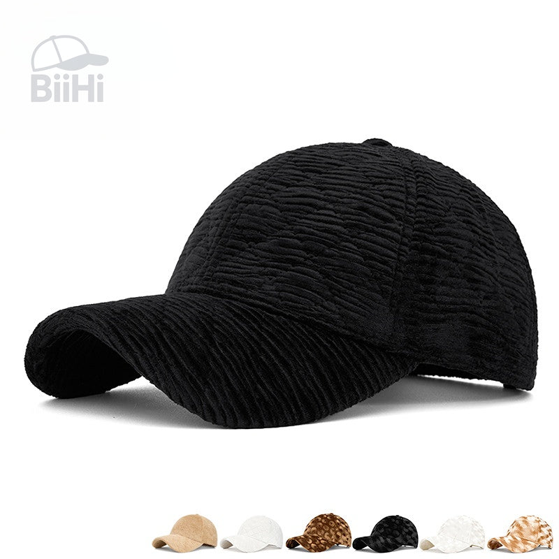 Customizable Textured Corduroy Baseball Cap