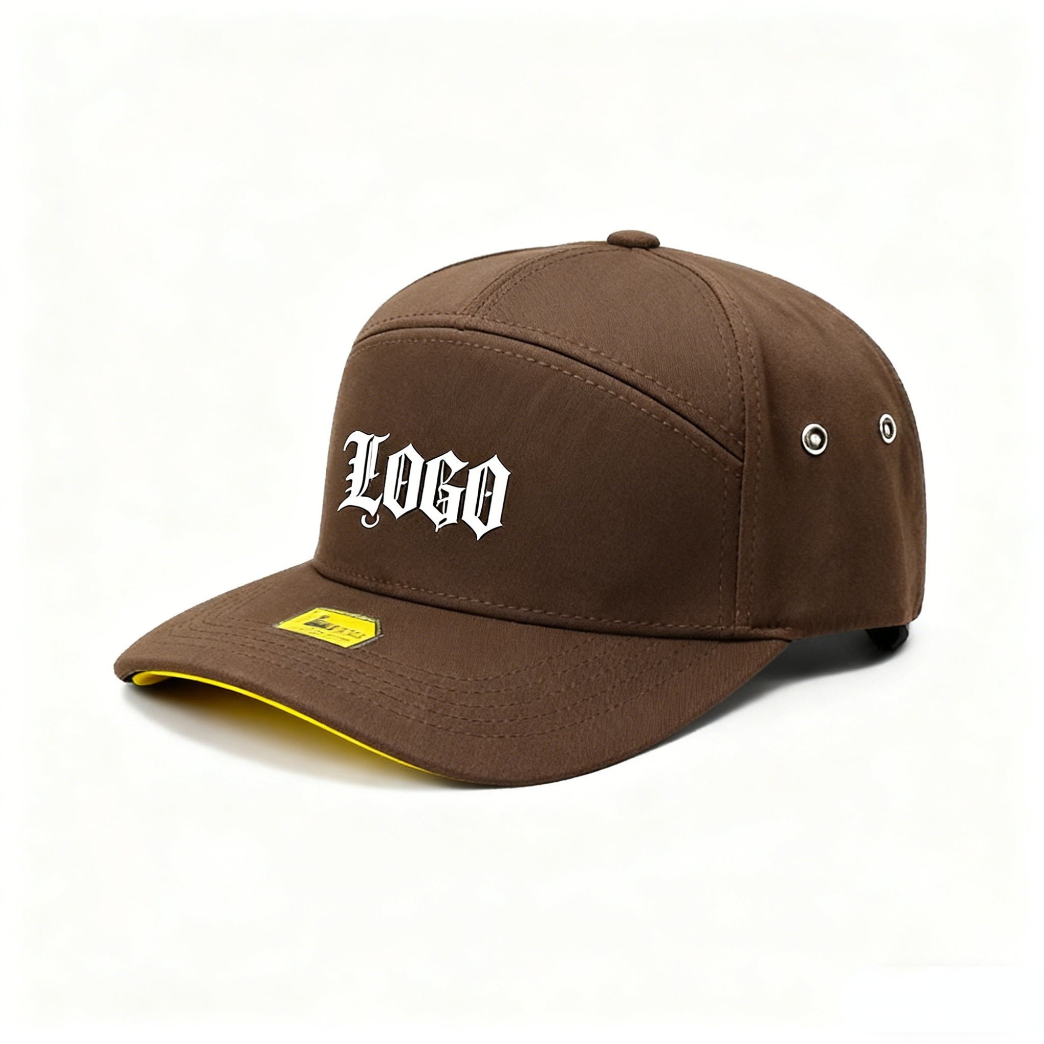 Customizable Vintage Contrast Brim Baseball Cap 5 Color Collection