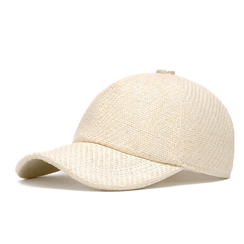 Customizable Summer Straw Baseball Cap