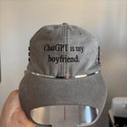 Customizable Quirky Phrase Embroidered Baseball Caps