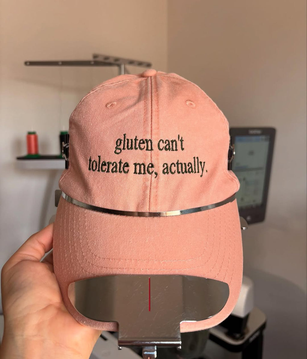 Customizable Quirky Phrase Embroidered Baseball Caps