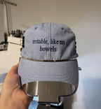 Customizable Quirky Phrase Embroidered Baseball Caps