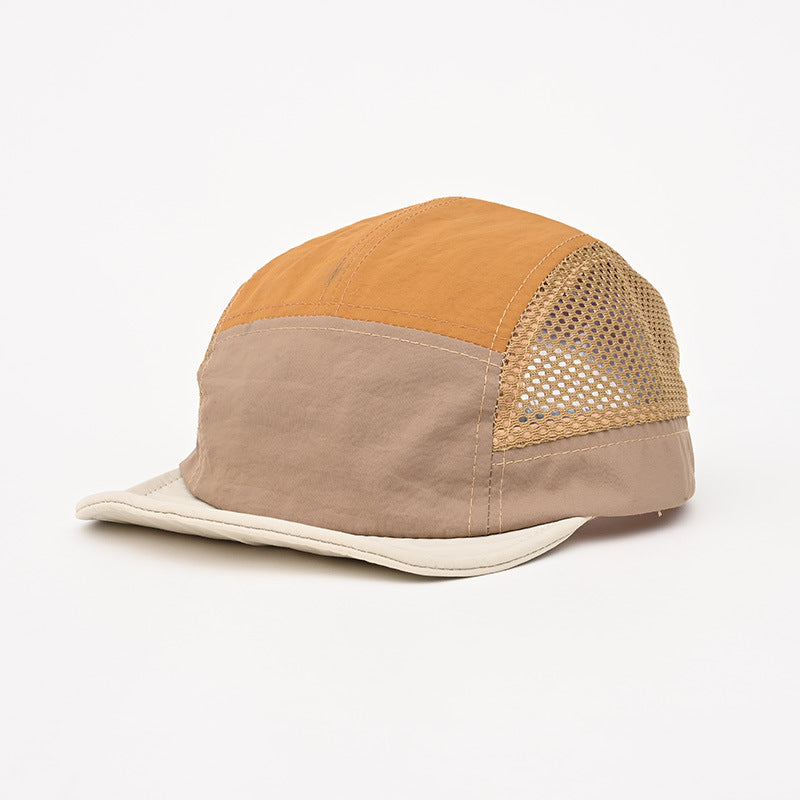 Customizable Urban Block Sport Cap - 7-Color Breathable Collection