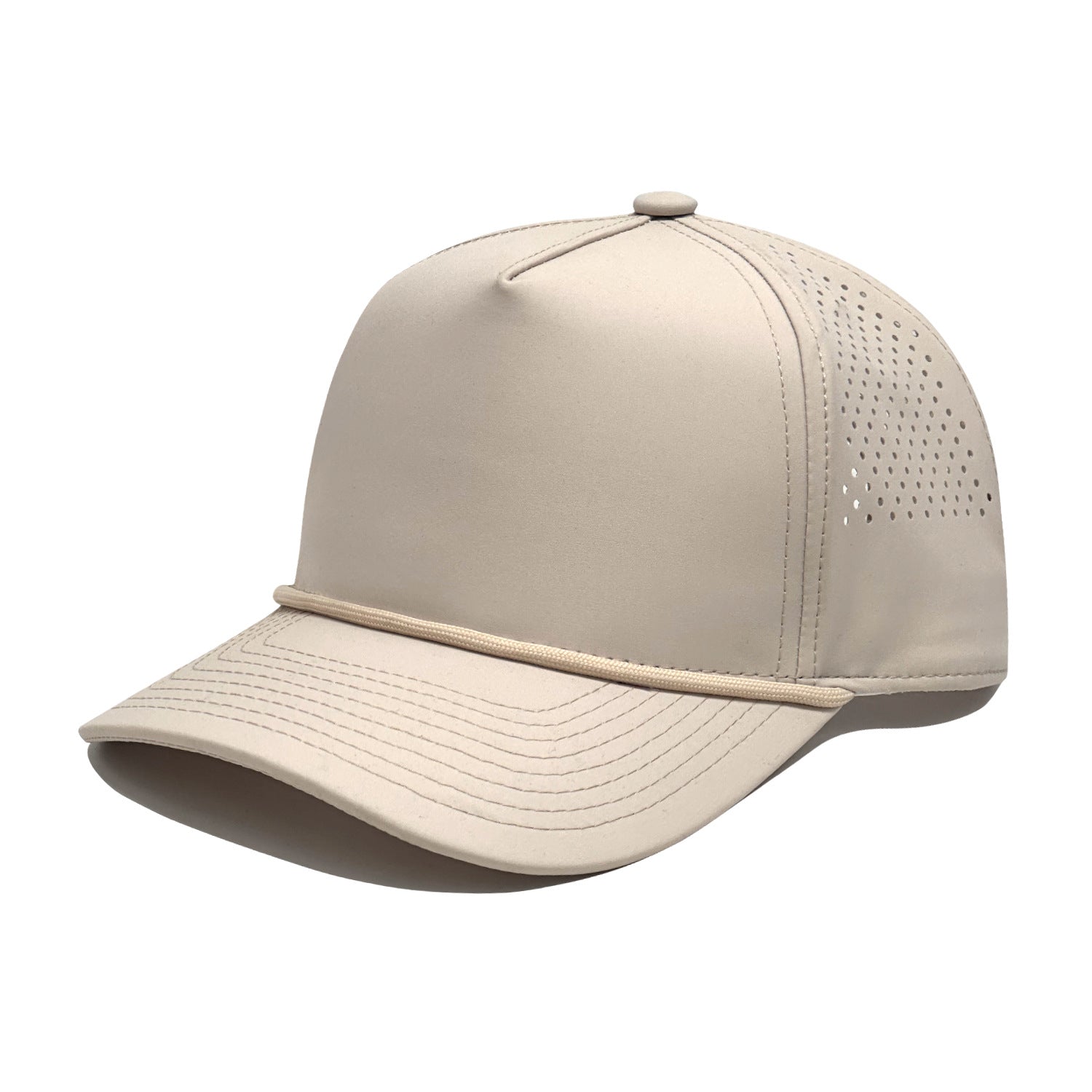 Customizable AeroFlow Perforated Baseball Cap - 10-Color Breathable Collection