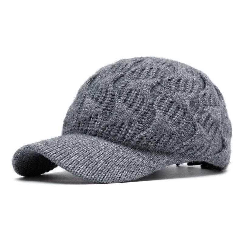 Customizable Cable Knit Baseball Cap - 6 Color Collection