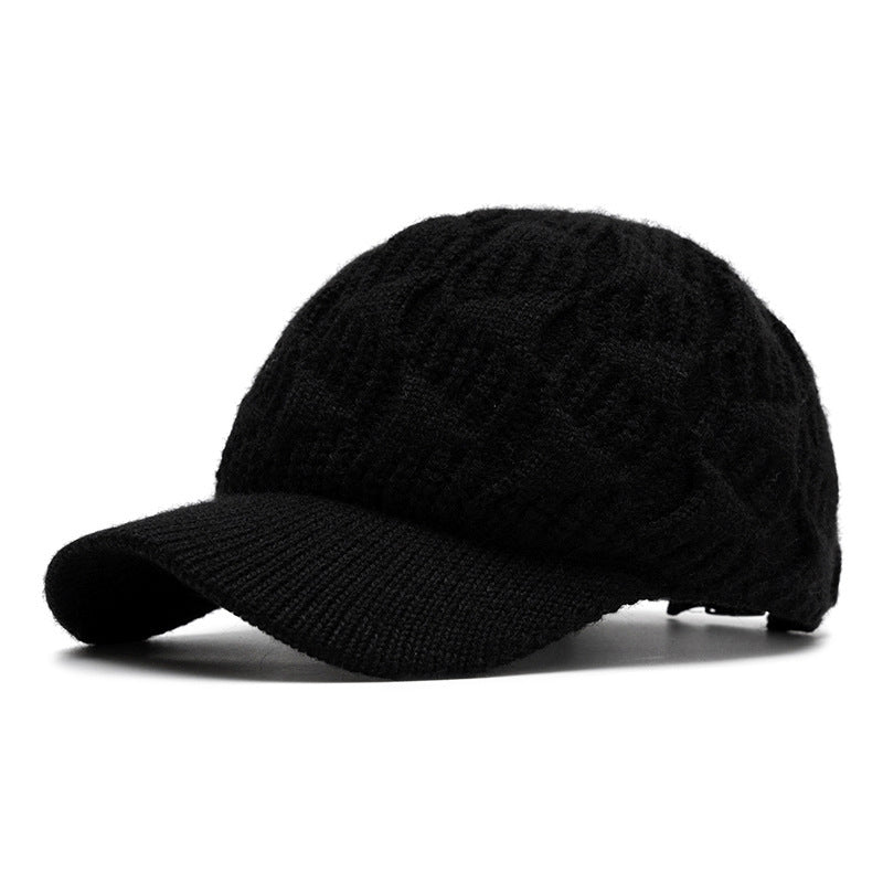 Customizable Cable Knit Baseball Cap - 6 Color Collection