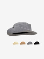 Customizable Classic Wide-Brim Straw Hat