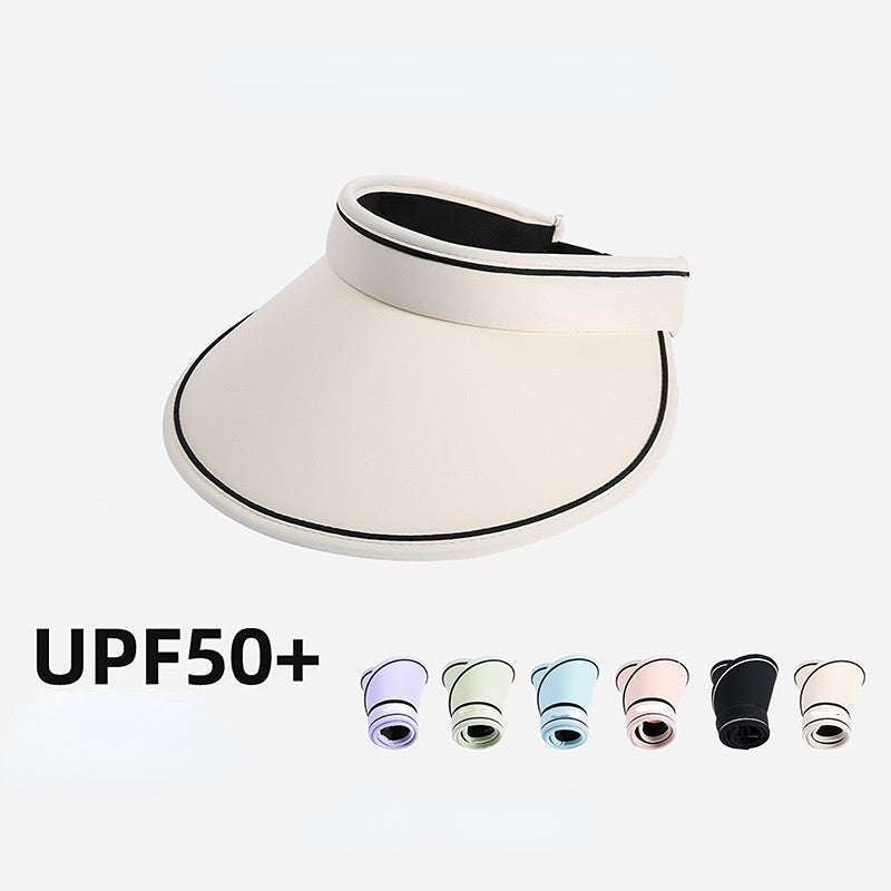 Customizable Foldable Wide-Brim Visor Hat