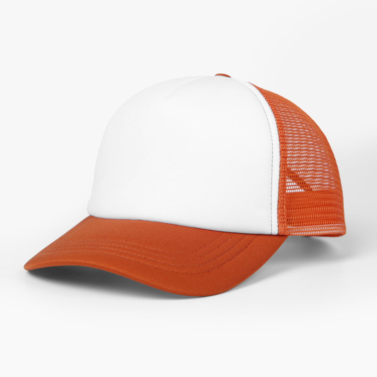 Customizable Classic Contrast Trucker Cap - 12-Color Sport Collection