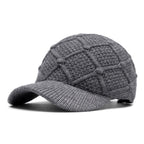 Customizable Textured Knit Baseball Cap - 6-Color Collection