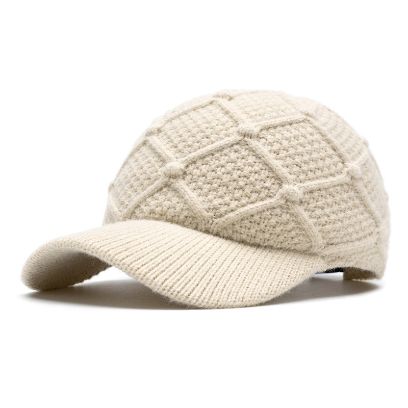 Customizable Textured Knit Baseball Cap - 6-Color Collection