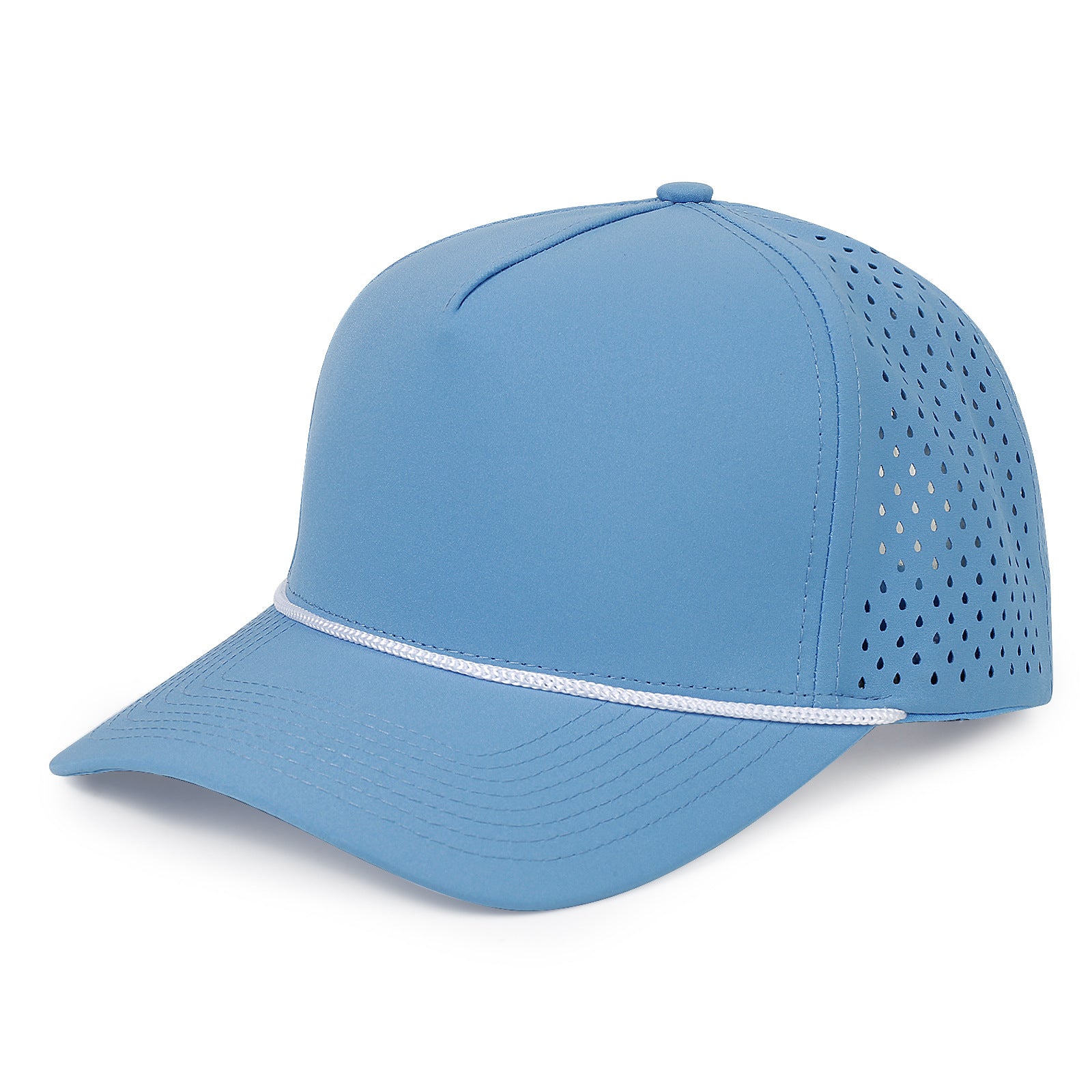 Customizable Aero-Band Perforated Baseball Cap - 9-Color Sport Collection