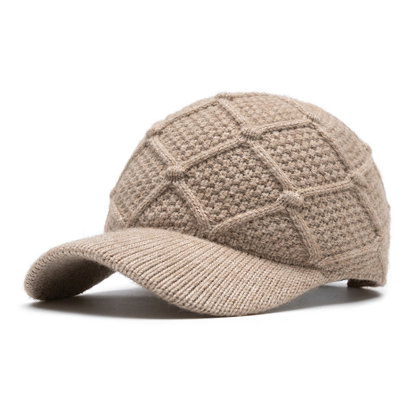 Customizable Textured Knit Baseball Cap - 6-Color Collection