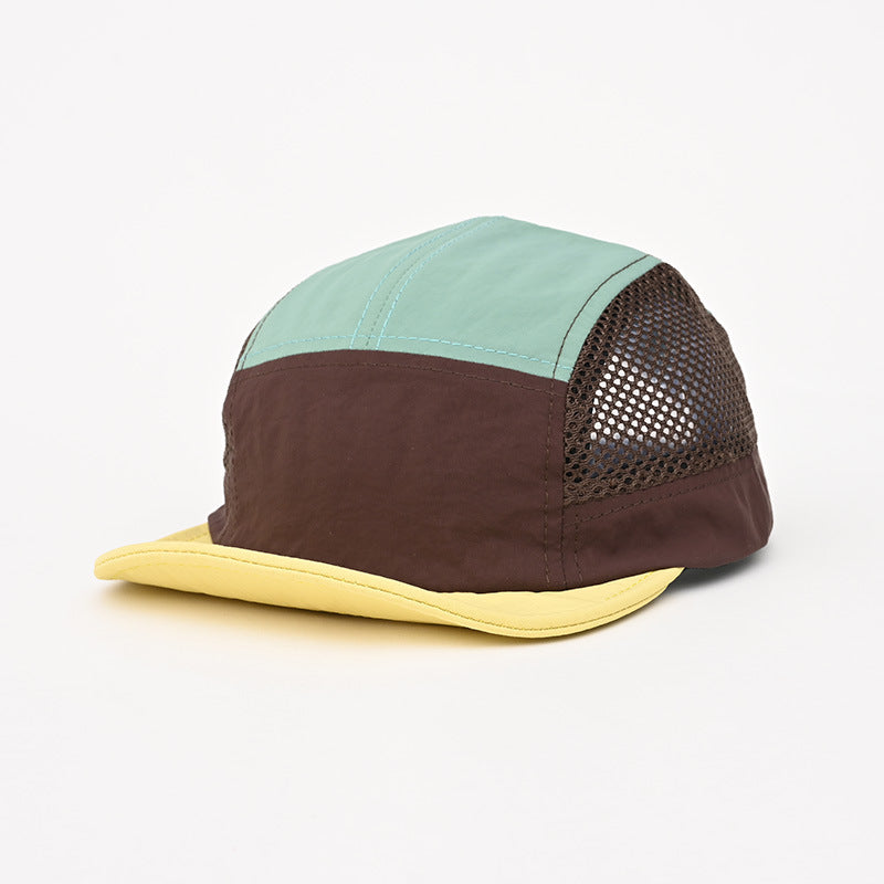 Customizable Urban Block Sport Cap - 7-Color Breathable Collection