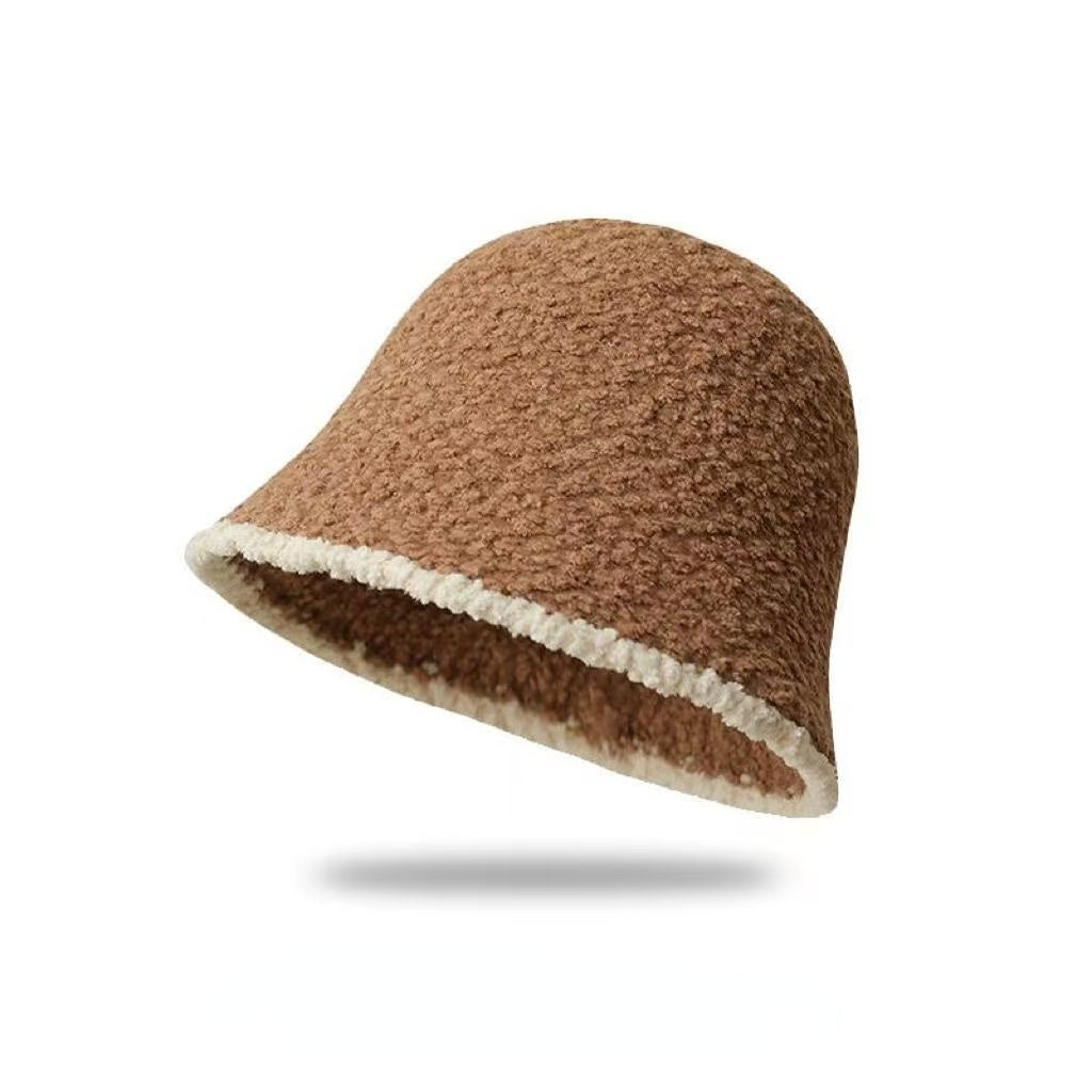 Customizable Plush-Lined Bucket Hat Trio - Warm Earth Tones Collection