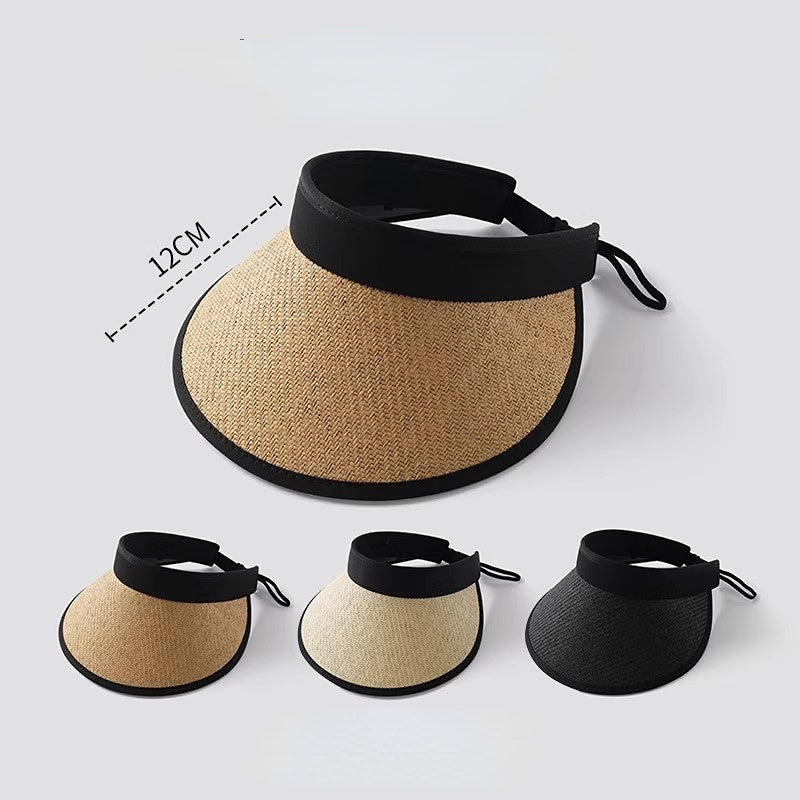 Customizable Foldable Wide-Brim Sun Visor