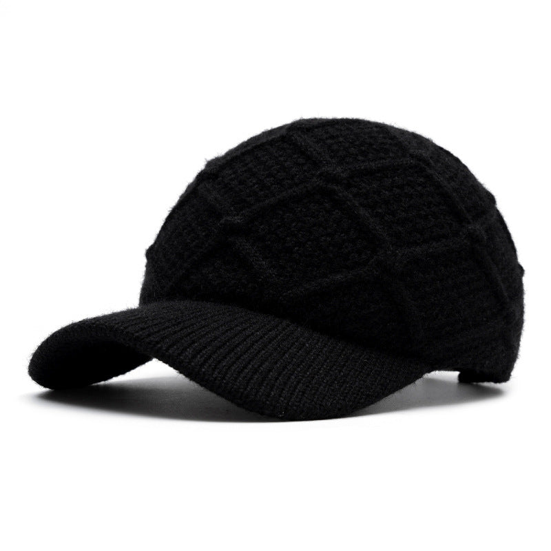 Customizable Textured Knit Baseball Cap - 6-Color Collection