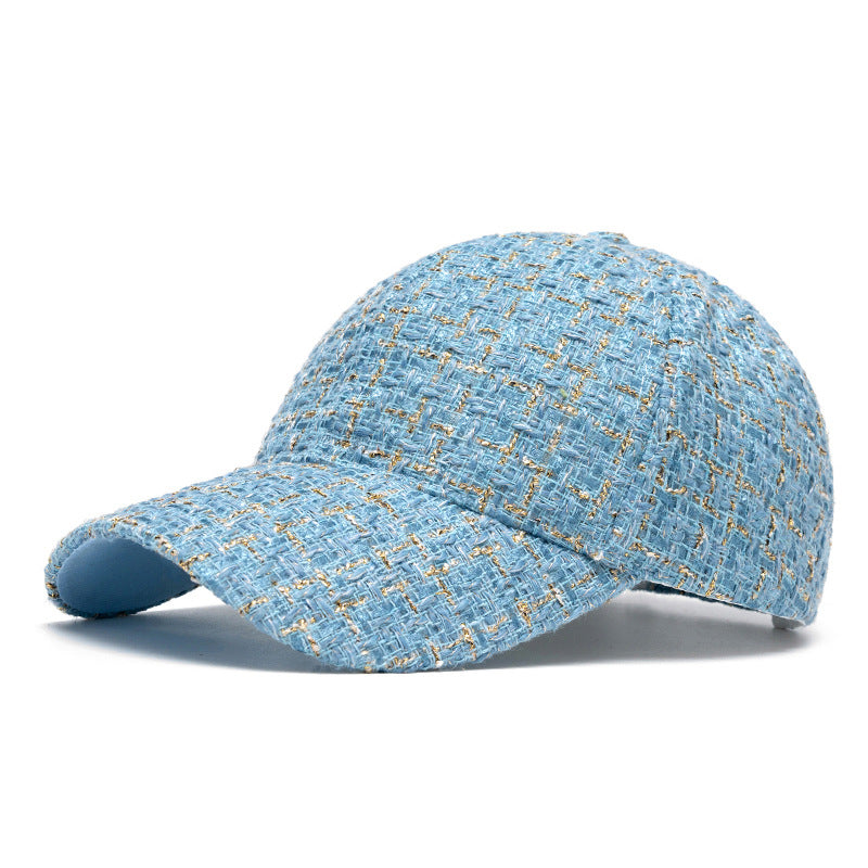 Customizable Classic Tweed Flat Cap for Women