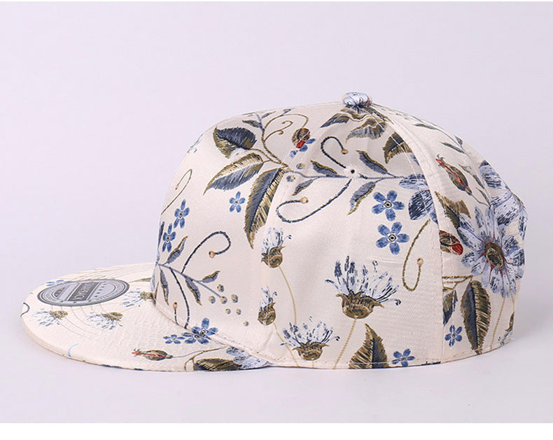 Customizable Painted Hip-Hop Cap