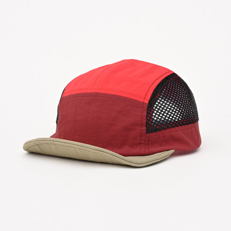 Customizable Urban Block Sport Cap - 7-Color Breathable Collection
