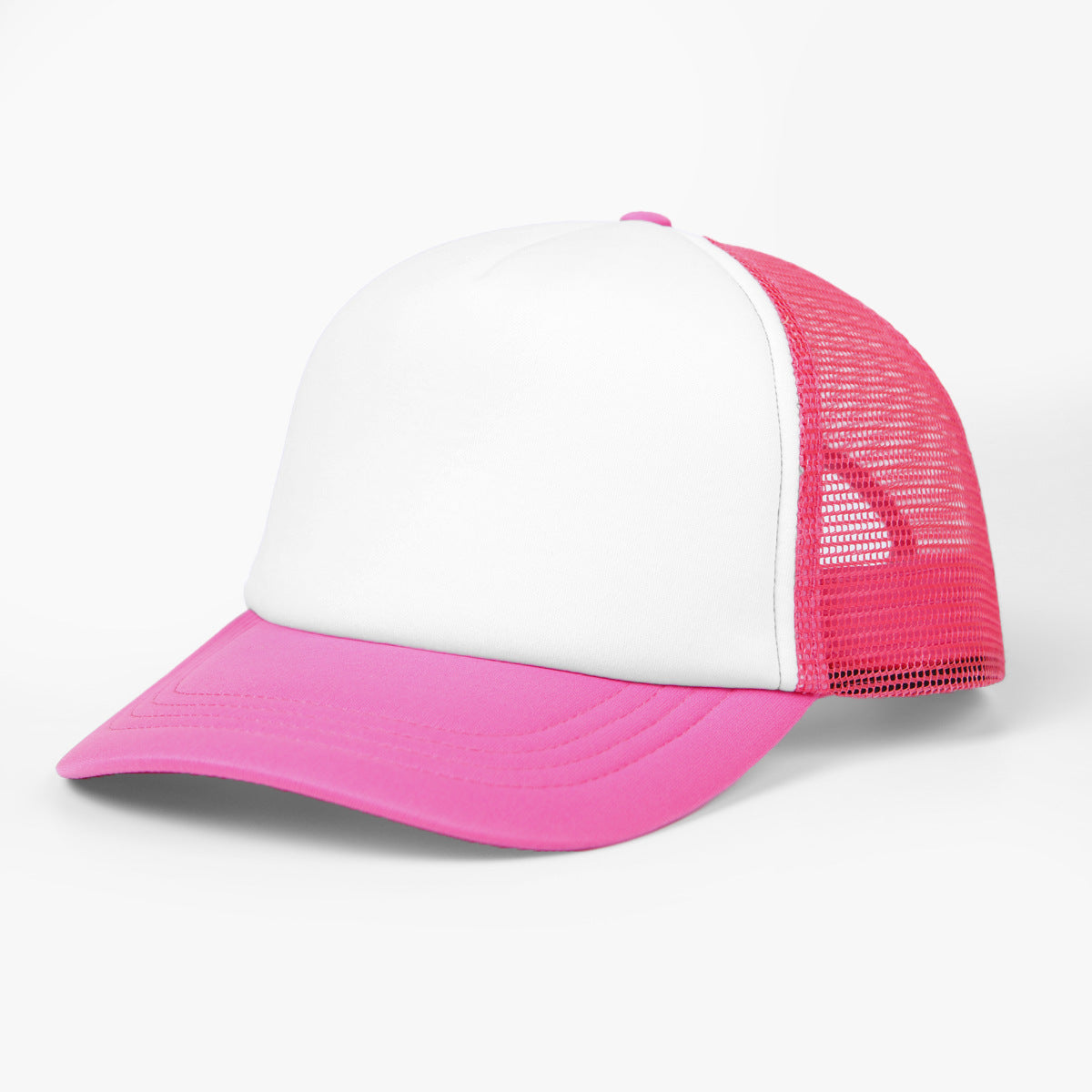 Customizable Classic Contrast Trucker Cap - 12-Color Sport Collection
