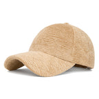 Customizable Textured Corduroy Baseball Cap