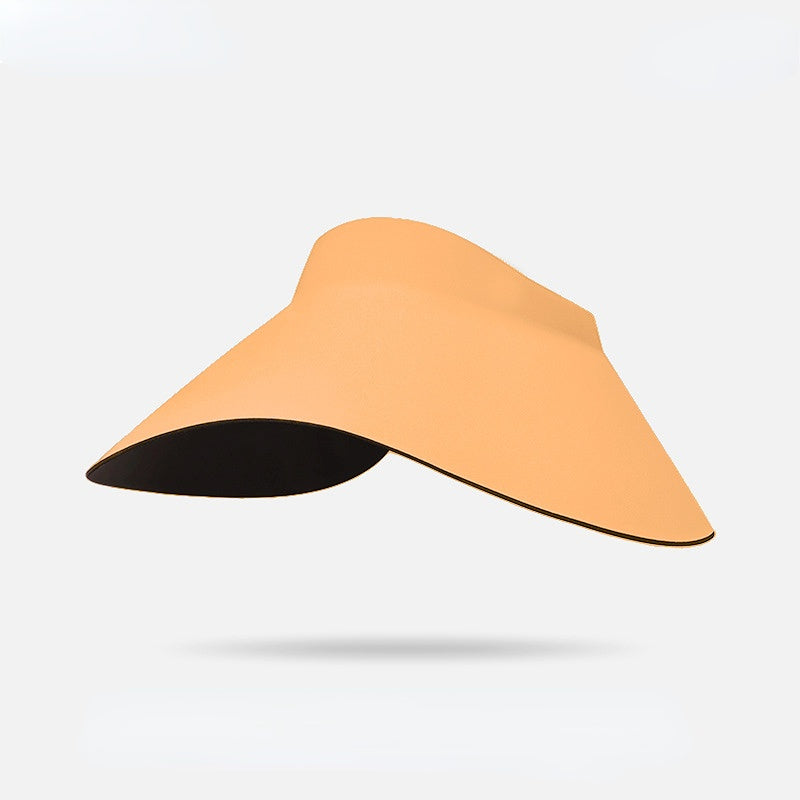 Customizable Ombre Wide-Brim Sun Visor - 10-Color Collection
