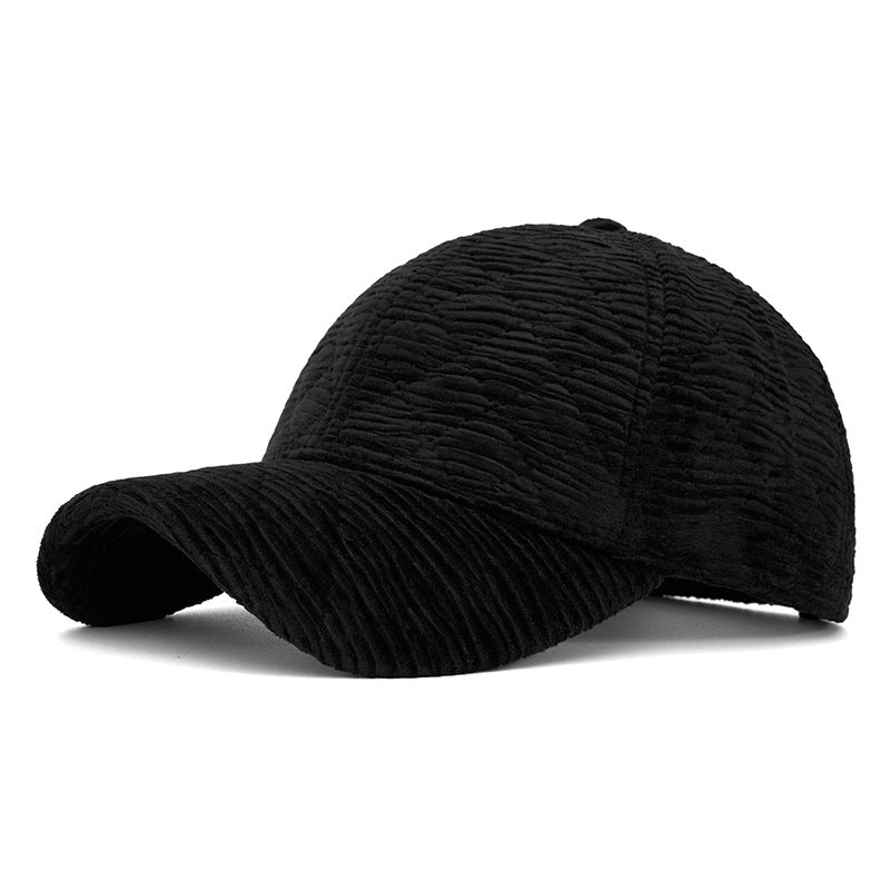 Customizable Textured Corduroy Baseball Cap