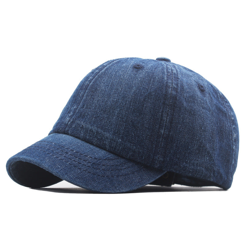 Customizable Classic Dark Wash Denim Baseball Cap