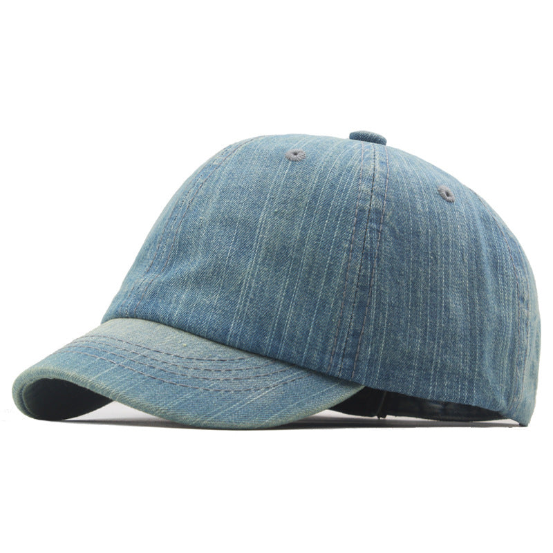 Customizable Classic Dark Wash Denim Baseball Cap