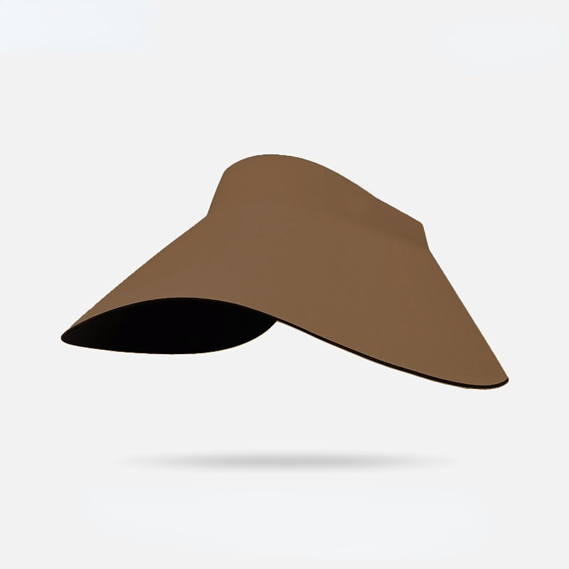 Customizable Ombre Wide-Brim Sun Visor - 10-Color Collection