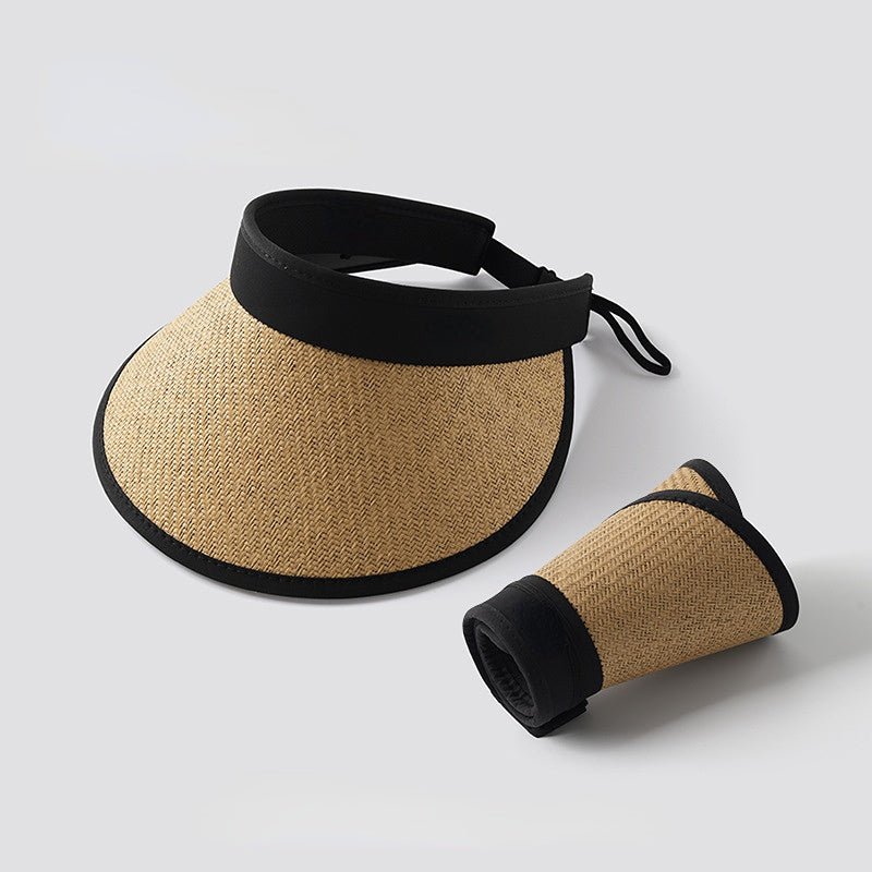 Customizable Foldable Wide-Brim Sun Visor