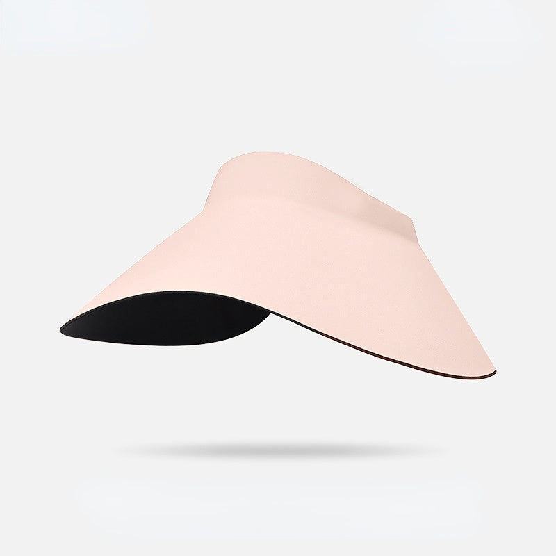 Customizable Ombre Wide-Brim Sun Visor - 10-Color Collection
