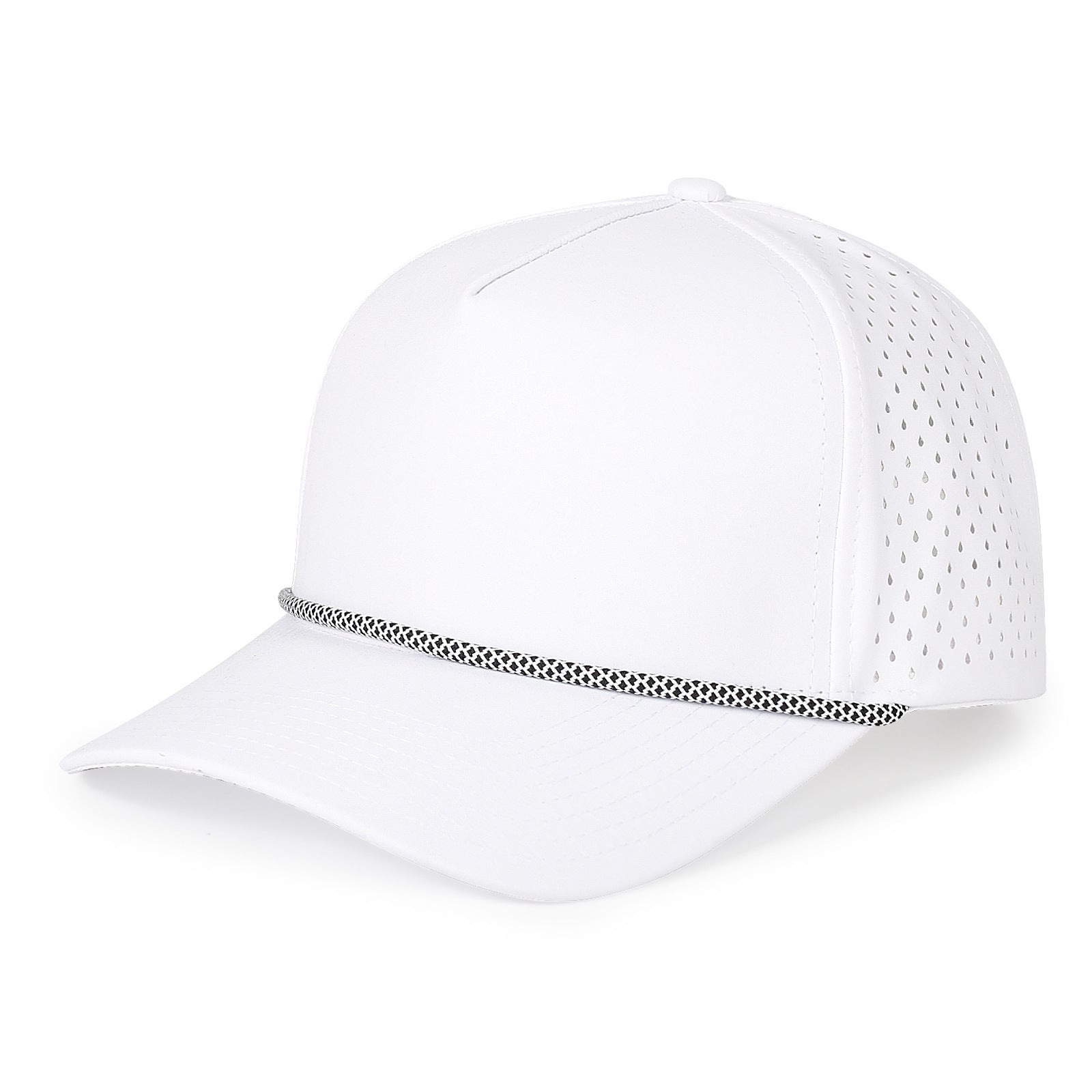 Customizable Aero-Band Perforated Baseball Cap - 9-Color Sport Collection
