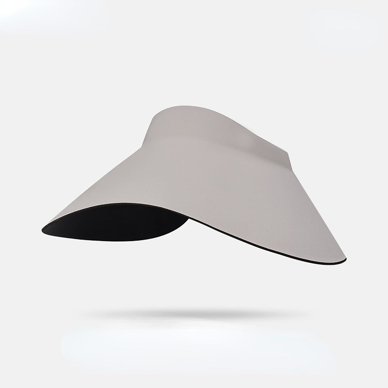 Customizable Ombre Wide-Brim Sun Visor - 10-Color Collection