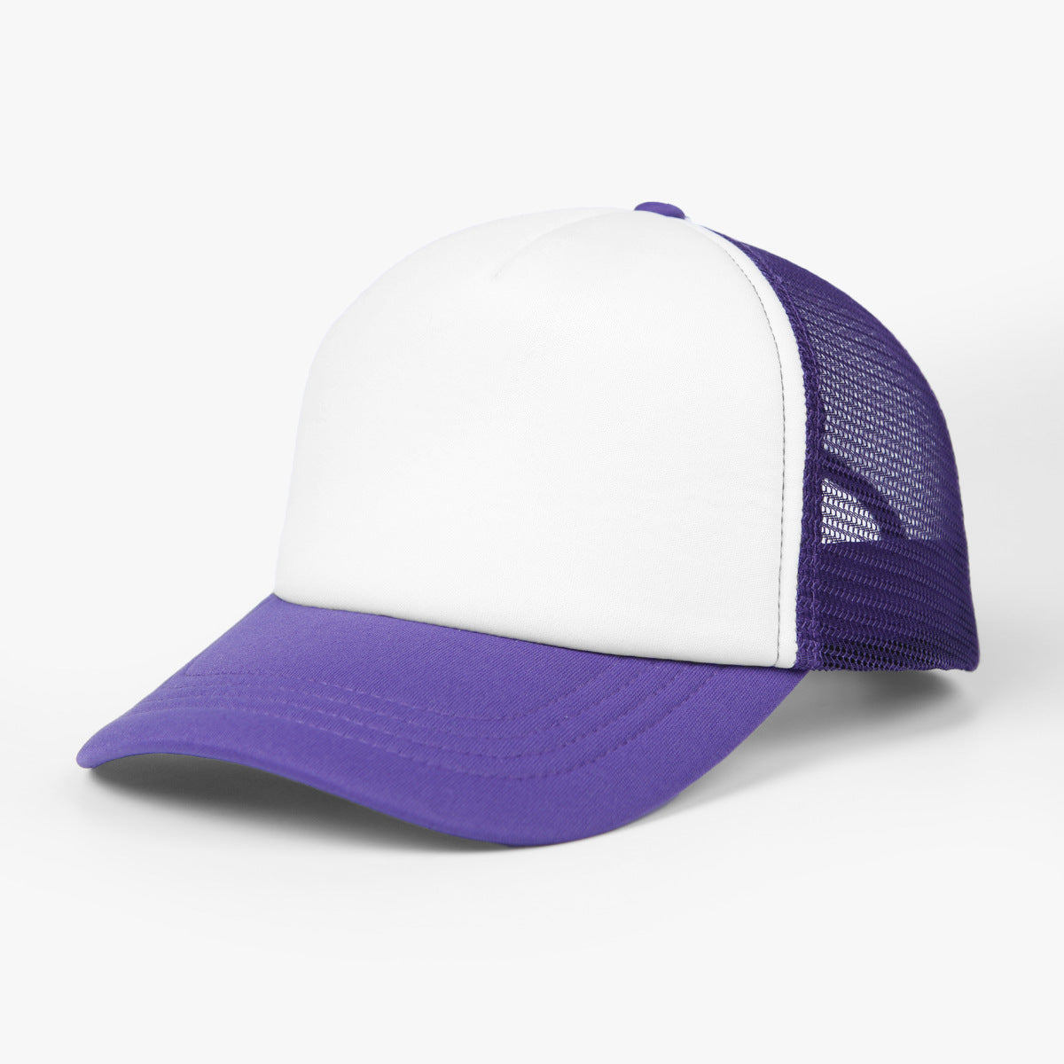 Customizable Classic Contrast Trucker Cap - 12-Color Sport Collection