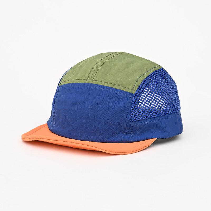 Customizable Urban Block Sport Cap - 7-Color Breathable Collection