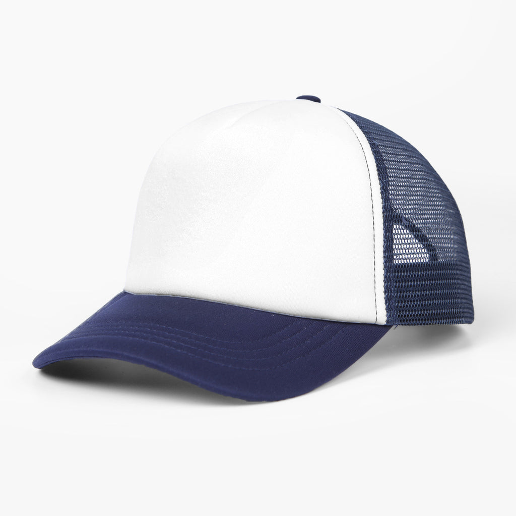 Customizable Classic Contrast Trucker Cap - 12-Color Sport Collection