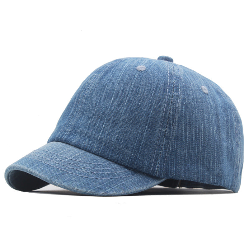 Customizable Classic Dark Wash Denim Baseball Cap