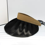 Customizable Pleated Luxe Sun Visor - 5-Color Collection