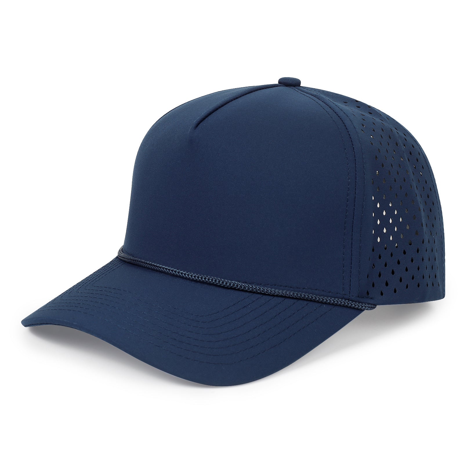Customizable Aero-Band Perforated Baseball Cap - 9-Color Sport Collection
