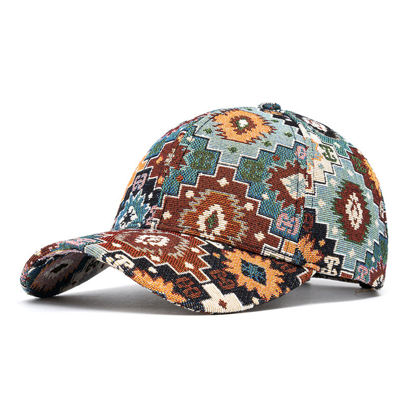Customizable Multi-Color Jacquard Pattern Baseball Cap